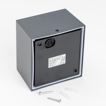 Brilagi - LED-ulkoseinävalaisin TERNI LED/12W/230V antrasiitti IP44