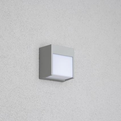 Brilagi - LED-ulkoseinävalaisin TERNI LED/12W/230V harmaa IP44