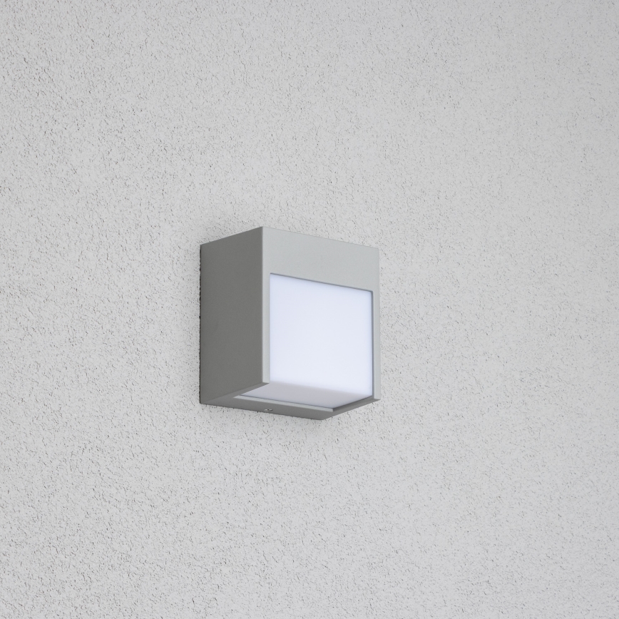 Brilagi - LED-ulkoseinävalaisin TERNI LED/12W/230V harmaa IP44