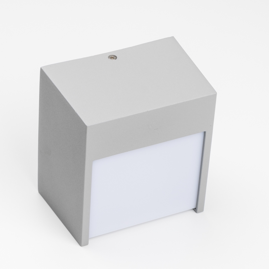 Brilagi - LED-ulkoseinävalaisin TERNI LED/12W/230V harmaa IP44