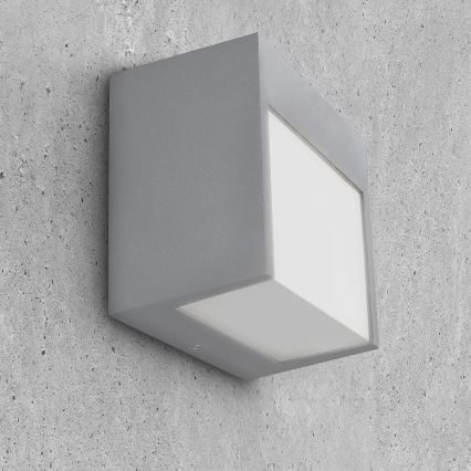 Brilagi - LED-ulkoseinävalaisin TERNI LED/12W/230V harmaa IP44