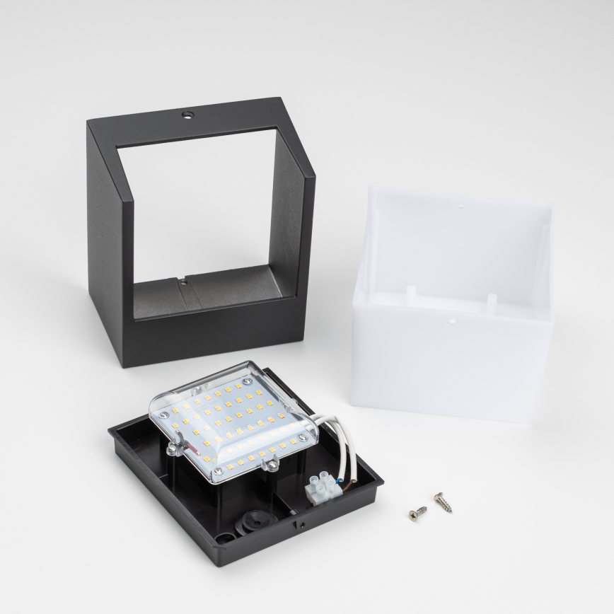 Brilagi - LED-ulkoseinävalaisin TERNI LED/12W/230V musta IP44