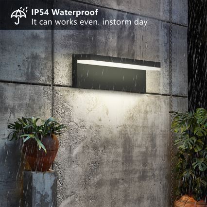 Brilagi - LED-ulkoseinävalaisin TESSI LED/10W/230V musta IP54