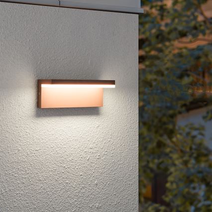 Brilagi - LED ulkoseinävalaisin TESSI LED/10W/230V ruskea IP54