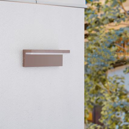 Brilagi - LED ulkoseinävalaisin TESSI LED/10W/230V ruskea IP54