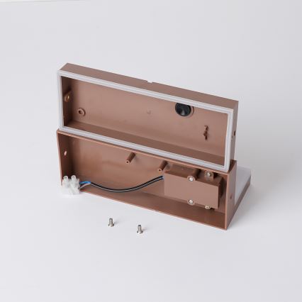 Brilagi - LED ulkoseinävalaisin TESSI LED/10W/230V ruskea IP54