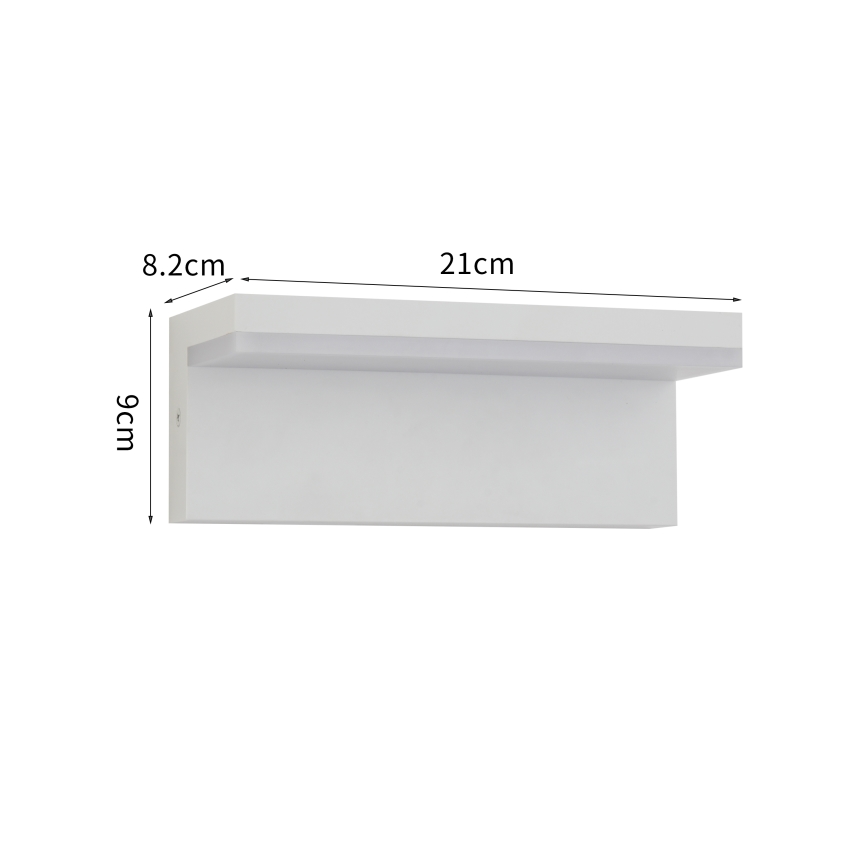 Brilagi - LED-ulkoseinävalaisin TESSI LED/10W/230V valkoinen IP54