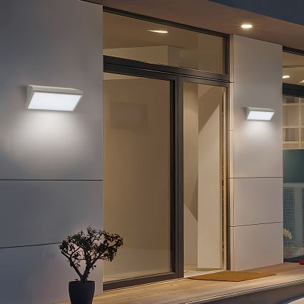 Brilagi - LED-ulkoseinävalaisin TRIANGLE LED/20W/230V harmaa IP65