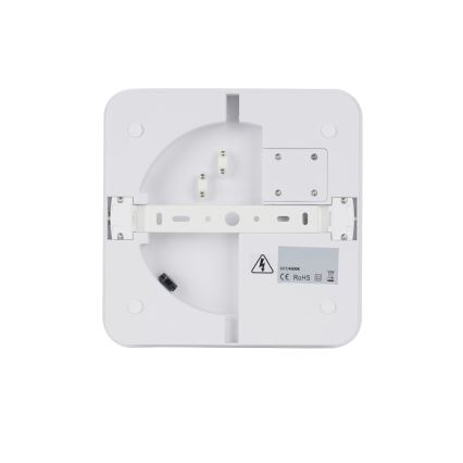 Brilagi - LED-ulkovalaisin anturilla BENE LED/18W/230V 22x22 cm valkoinen IP54