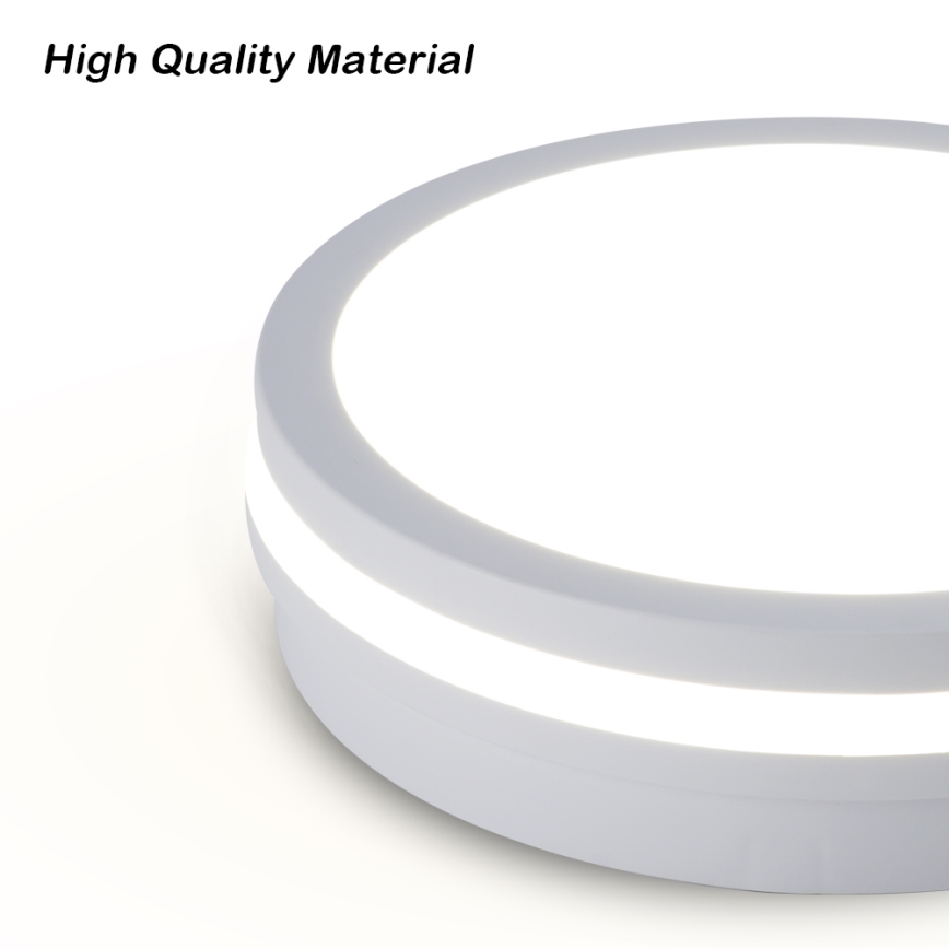 Brilagi - LED-ulkokattovalaisin liiketunnistimella BENE LED/18W/230V halkaisija 21,5 cm valkoinen IP54