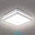 Brilagi - LED-ulkovalaisin anturilla BENE LED/24W/230V 26x26 cm valkoinen IP54