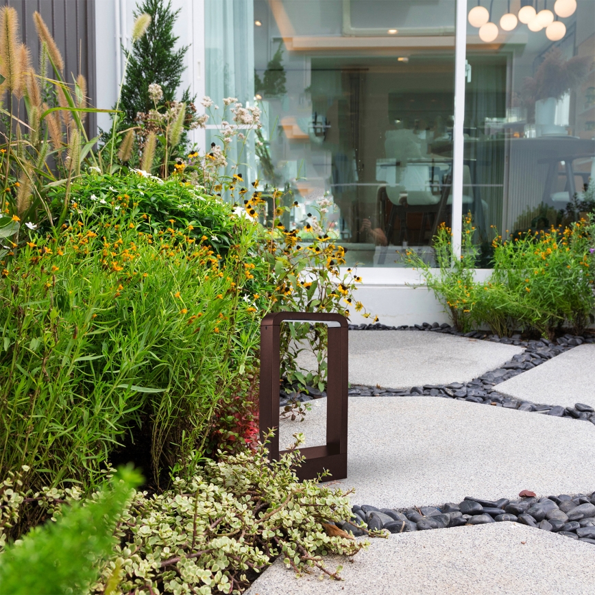 Brilagi - LED ulkovalaisin BARI LED/7W/230V 3000/4000/6000K ruskea IP54 30 cm