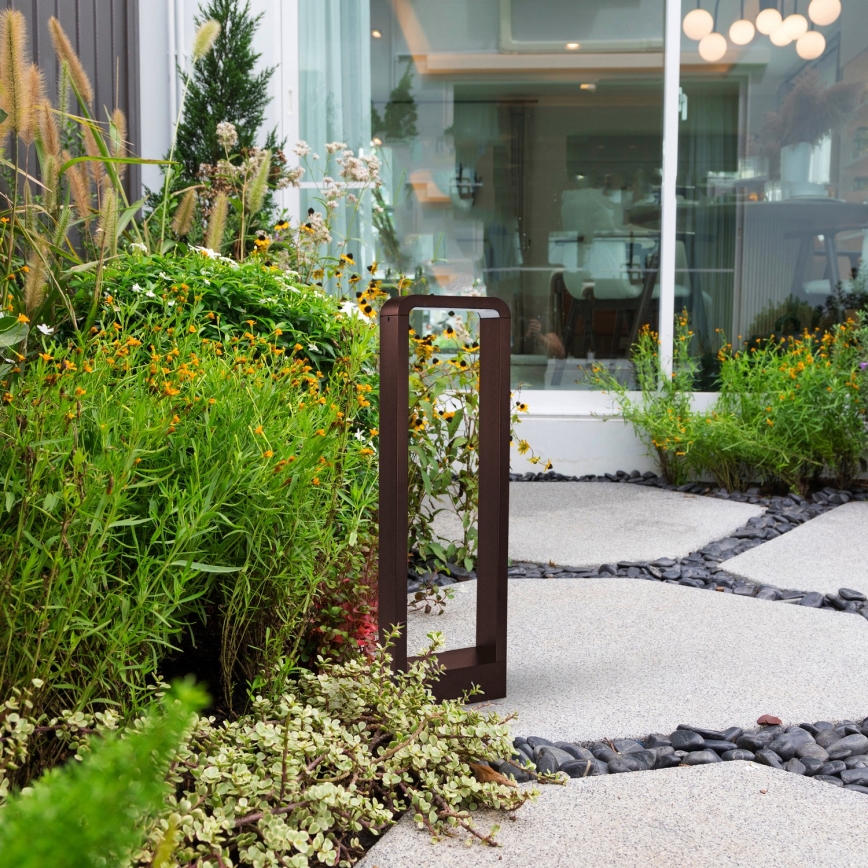 Brilagi - LED-ulkovalaisin BARI LED/7W/230V 3000/4000/6000K ruskea IP54 50 cm