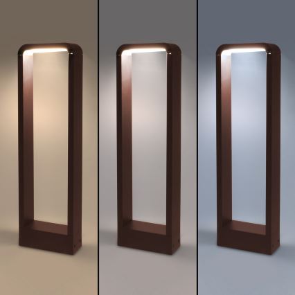 Brilagi - LED-ulkovalaisin BARI LED/7W/230V 3000/4000/6000K ruskea IP54 50 cm