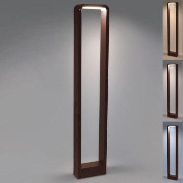 Brilagi - LED-ulkovalaisin BARI LED/7W/230V 3000/4000/6000K ruskea IP54 80 cm