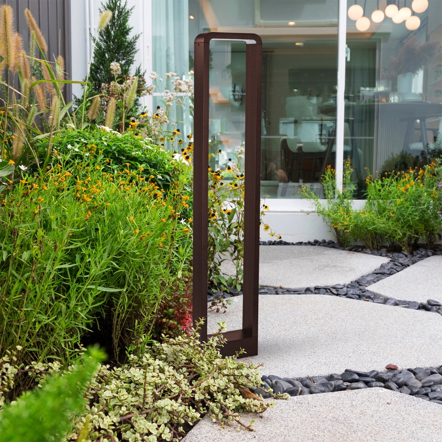 Brilagi - LED-ulkovalaisin BARI LED/7W/230V 3000/4000/6000K ruskea IP54 80 cm