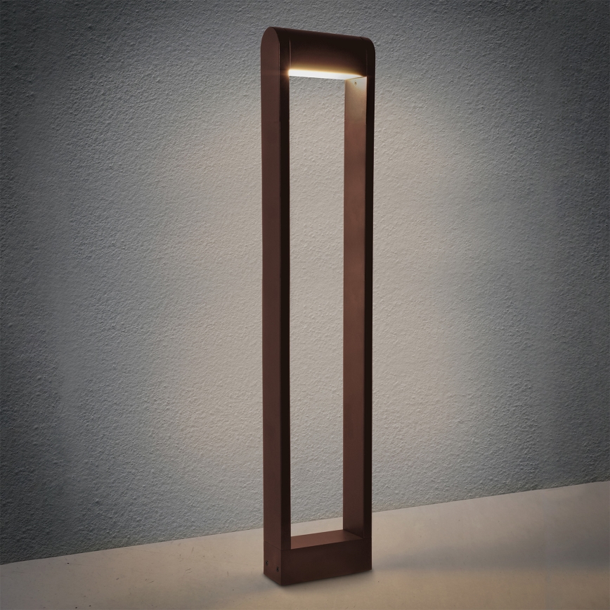 Brilagi - LED-ulkovalaisin CROTONE LED/7W/230V ruskea IP54 80 cm