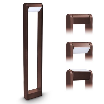Brilagi - LED-ulkovalaisin CROTONE LED/7W/230V ruskea IP54 80 cm