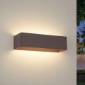 Brilagi - LED-ulkovalaisin DONNANI LED/12W/230V 30 cm ruskea IP44