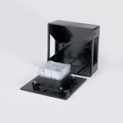 Brilagi - LED-ulkovalaisin DOUBLERAY LED/6W/230V musta IP54