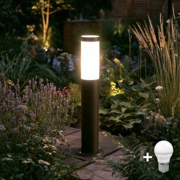 BRILAGI - LED-ulkovalaisin ELIA 1xE27/7W/230V 4000K IP44 50 cm antrasiitti