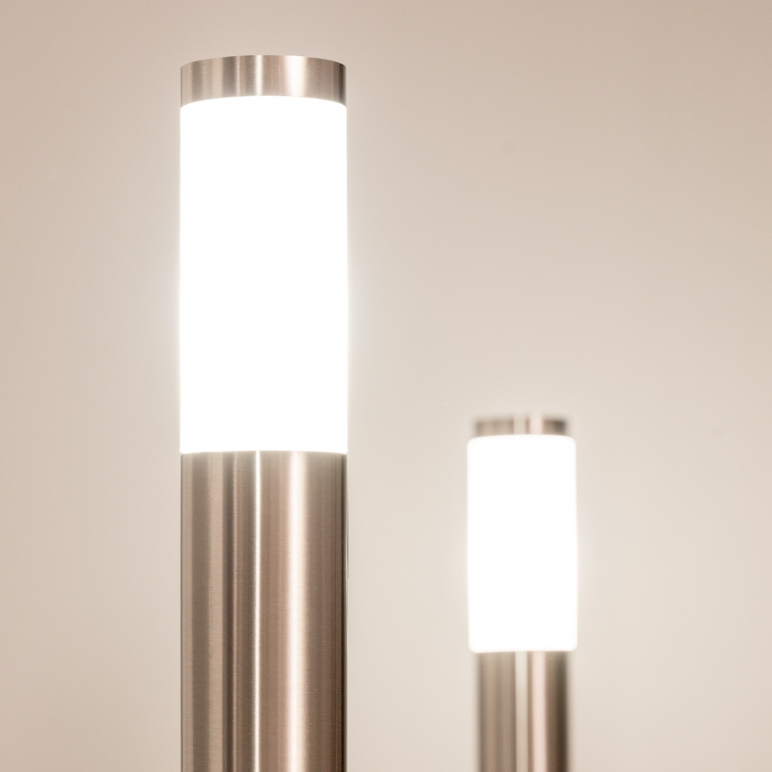 BRILAGI - LED-ulkovalaisin ELIA 1xE27/7W/230V 4000K IP44 50 cm mattakromi