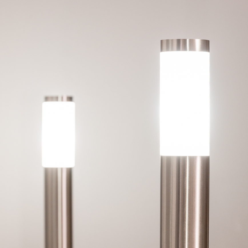 BRILAGI - LED-ulkovalaisin ELIA 1xE27/7W/230V 4000K IP44 50 cm mattakromi
