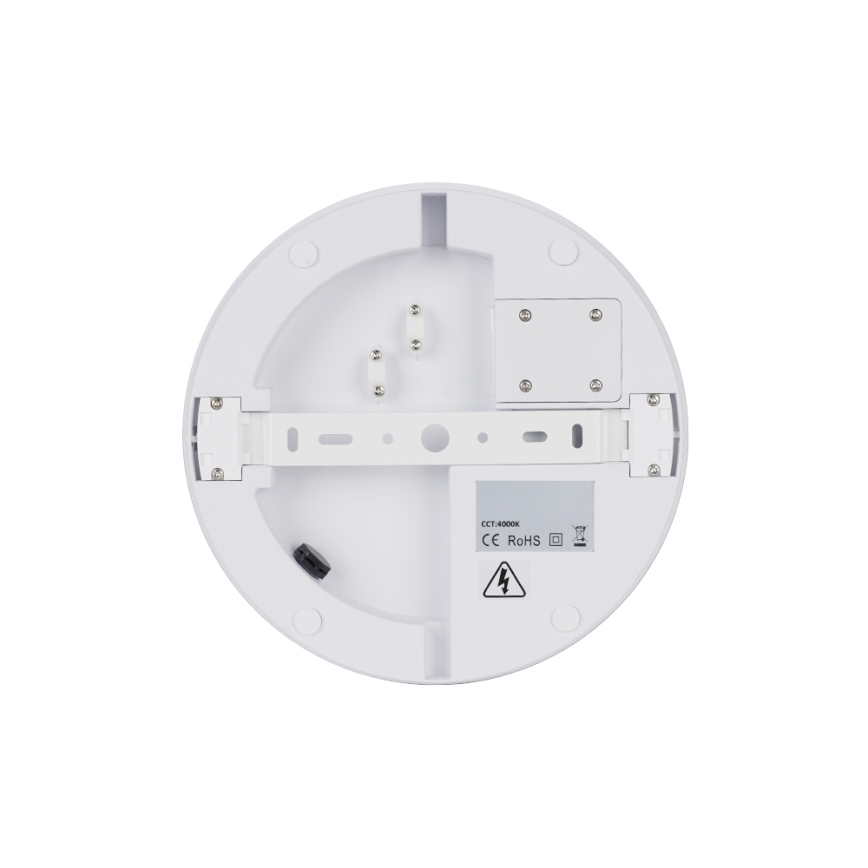 Brilagi - LED-ulkokattovalaisin anturilla BENE LED/18W/230V halkaisija 21,5 cm valkoinen IP54
