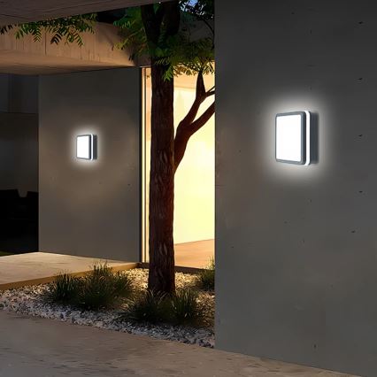 Brilagi - LED-ulkovalaisin liiketunnistimella BENE LED/18W/230V 22x22 cm antrasiitti IP54