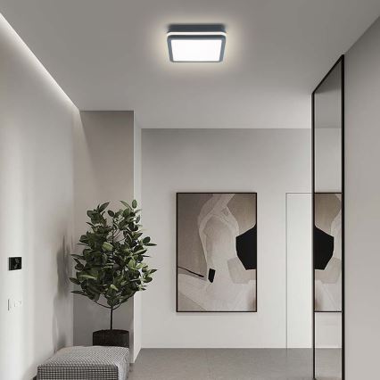 Brilagi - LED-ulkovalaisin liiketunnistimella BENE LED/18W/230V 22x22 cm antrasiitti IP54