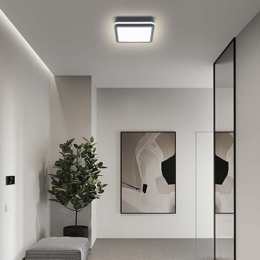 Brilagi - LED-ulkovalaisin liiketunnistimella BENE LED/18W/230V 22x22 cm antrasiitti IP54