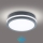 Brilagi - LED-ulkovalaisin liiketunnistimella BENE LED/18W/230V Ø 22 cm antrasiitti IP54