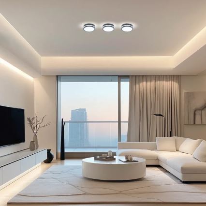 Brilagi - LED-ulkovalaisin liiketunnistimella BENE LED/18W/230V Ø 22 cm antrasiitti IP54