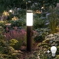 BRILAGI - LED-ulkovalaisin pistorasialla ELIA 1xE27/7W/230V 4000K IP44 50 cm antrasiitti