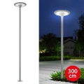BRILAGI - LED-ulkovalaisin pylväällä 3 m URBANSPARK LED/120W/230V harmaa IP65