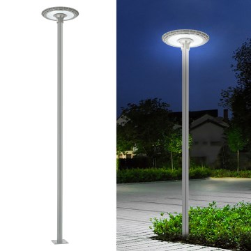 BRILAGI - LED-ulkovalaisin pylväällä 3 m URBANSPARK LED/120W/230V harmaa IP65