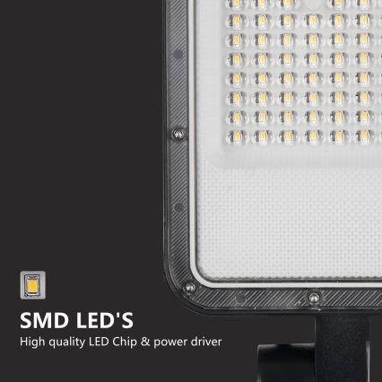 Brilagi - LED-ulkokatuvalaisin 3 m pylväällä ja nivelvarrella URBANLIGHT LED/50W/230V musta IP65