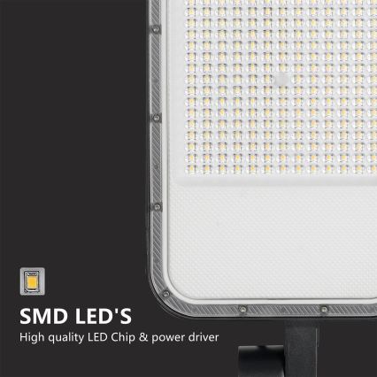 Brilagi - LED-ulkokatuvalaisin pylvään ja nivelen kanssa 4 m URBANLIGHT LED/200W/230V musta IP65