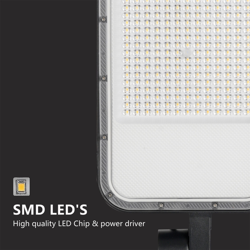 Brilagi - LED-ulkokatuvalaisin pylvään ja nivelen kanssa 4 m URBANLIGHT LED/200W/230V musta IP65