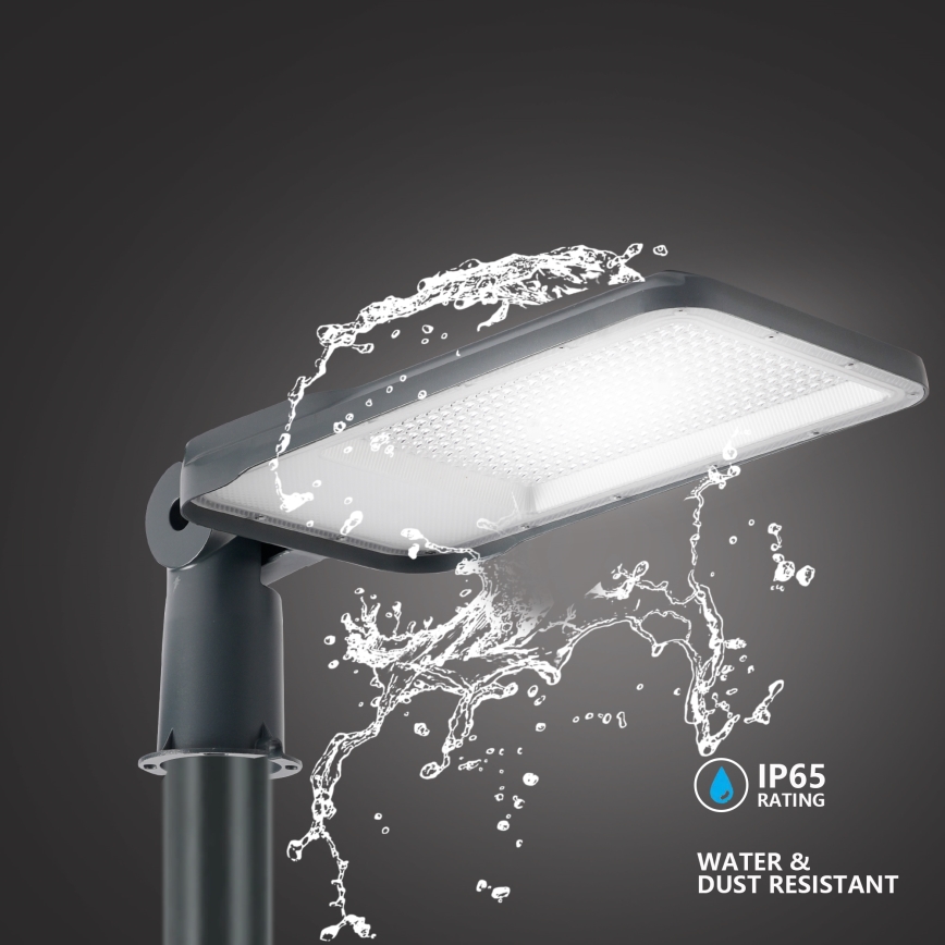 Brilagi - LED-ulkokatuvalo 5 m pylväällä ja kääntyvällä nivelellä URBANLIGHT LED/200W/230V antrasiitti IP65