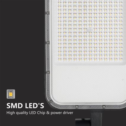 Brilagi - URBANLIGHT LED ulkokatuvalaisin, 5 m pylväs ja nivel, LED/200W/230V, musta, IP65