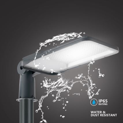 Brilagi - LED-ulkokatuvalaisin tolppalla ja nivelkannattimella, 3 m URBANLIGHT LED/200W/230V antrasiitti IP65