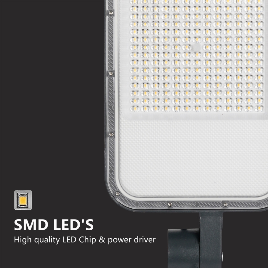 Brilagi - LED-ulkokatuvalaisin tolppalla ja nivelkannattimella, 3 m URBANLIGHT LED/200W/230V antrasiitti IP65