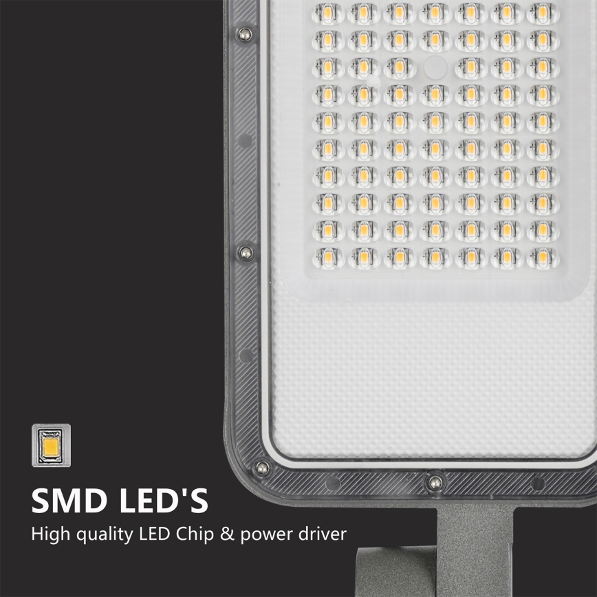 Brilagi - URBANLIGHT LED-katuvalaisin 3 m pylväällä ja nivelellä, LED 50W 230V, harmaa, IP65