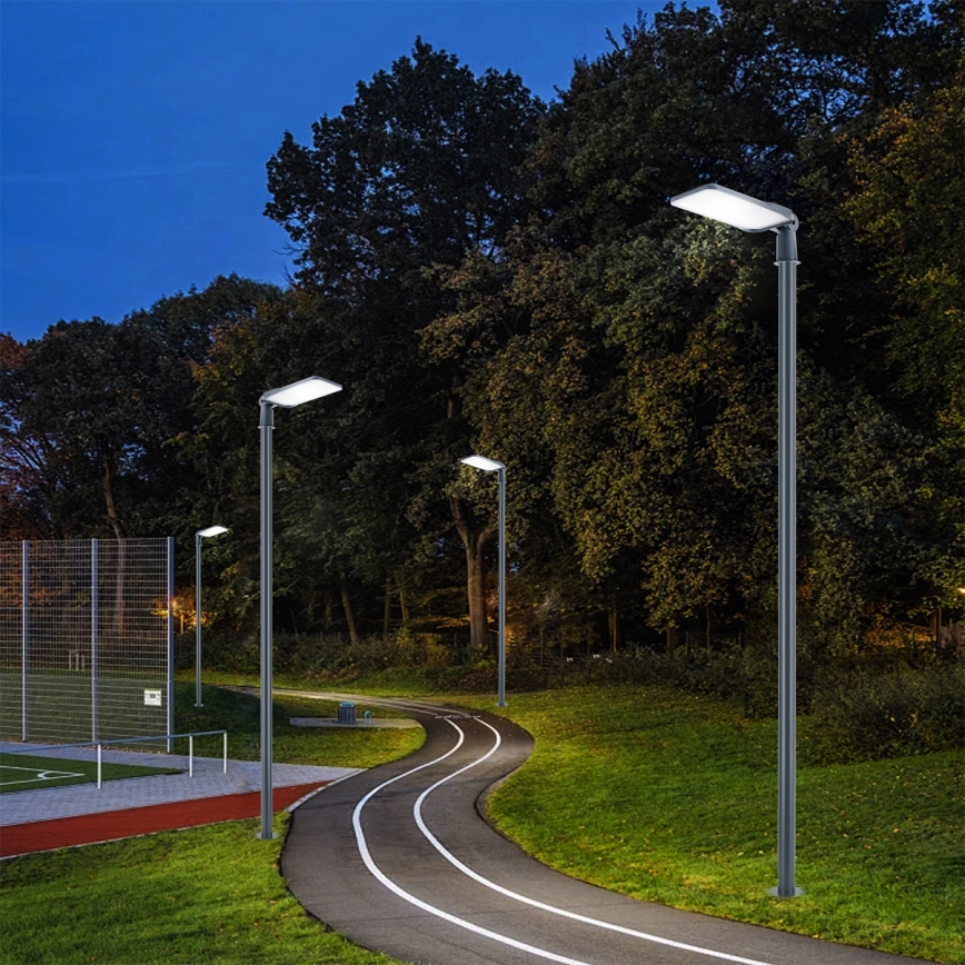 Brilagi - LED-katuvalaisin ulkokäyttöön pylväällä ja nivelillä 4 m URBANLIGHT LED/200W/230V antrasiitti IP65