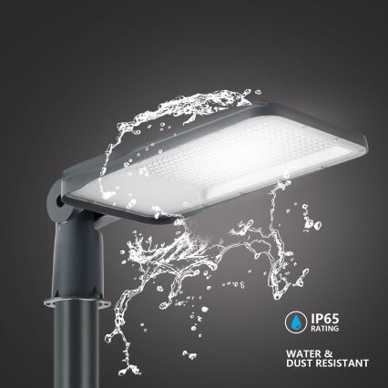 Brilagi - LED-katuvalaisin ulkokäyttöön pylväällä ja nivelillä 4 m URBANLIGHT LED/200W/230V antrasiitti IP65