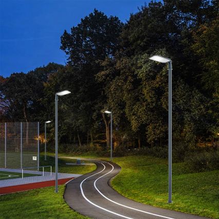 Brilagi - LED-ulkokatuvalaisin pylväällä ja nivelillä 4 m URBANLIGHT LED/100W/230V antrasiitti IP65
