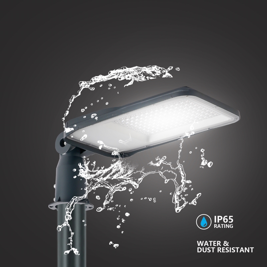 Brilagi - LED-ulkokatuvalaisin pylväällä ja nivelillä 4 m URBANLIGHT LED/100W/230V antrasiitti IP65