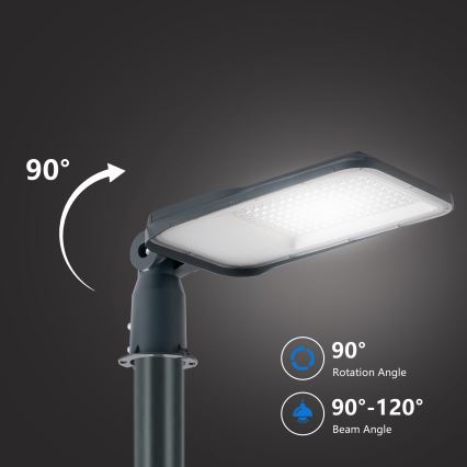 Brilagi - LED-ulkokatuvalaisin pylväällä ja nivelillä 4 m URBANLIGHT LED/100W/230V antrasiitti IP65