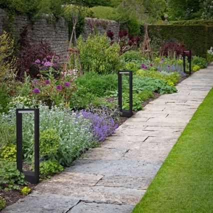 Brilagi - LED Ulkovalaisin RAGUSA LED/7W/230V 3000/4000/6000K musta IP54 50 cm